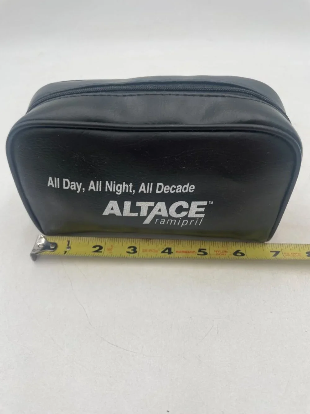 Altace Ramipril Black Pleather Pharmaceutical Promotional Zipper Case